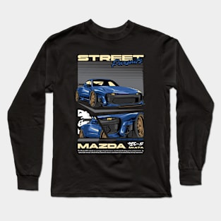 Miata MX-5 Racing Car Long Sleeve T-Shirt